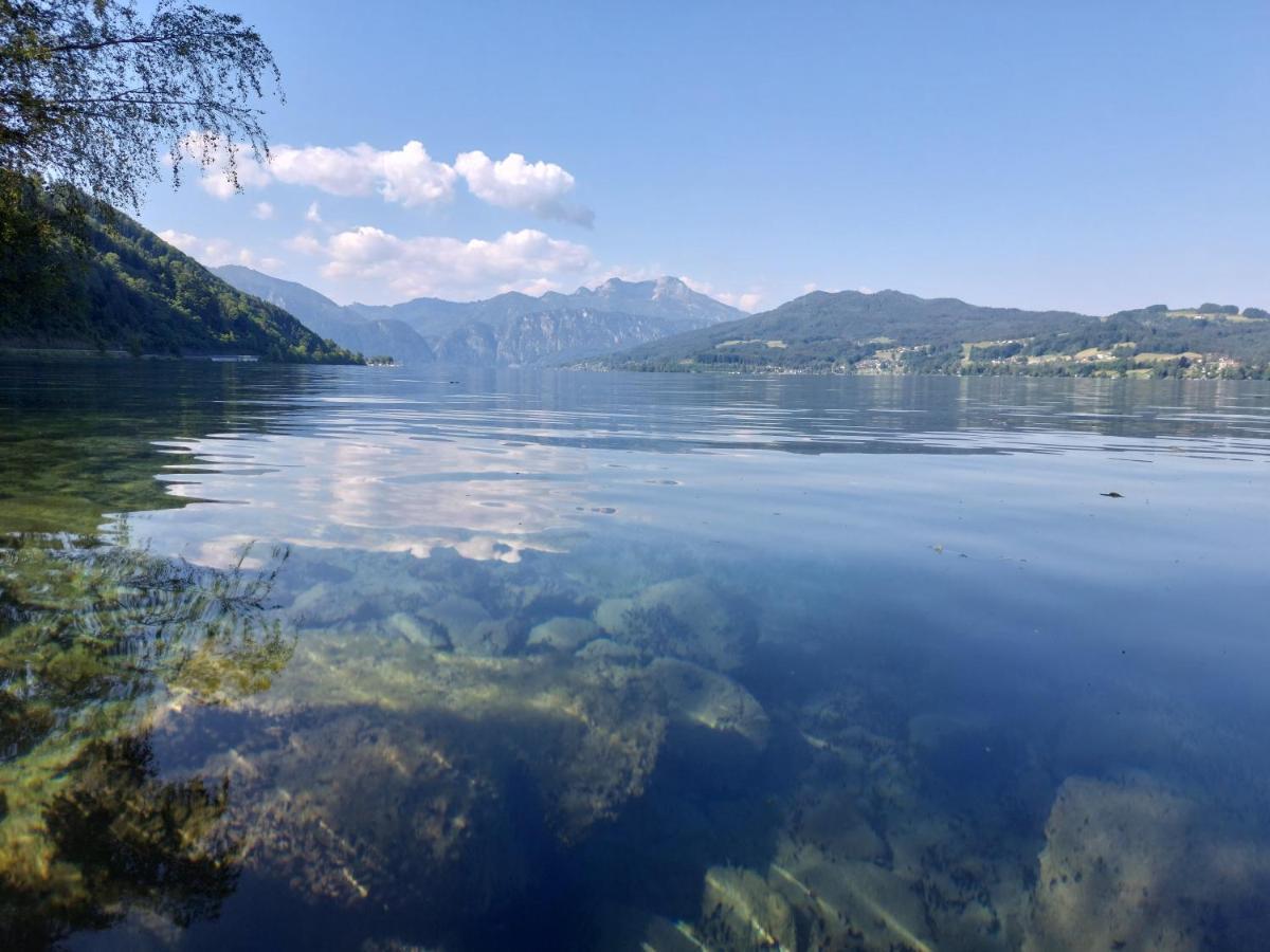 Ferienhaus Goldener Anker Unterach Am Attersee Bagian luar foto